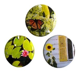 Flower &  butterfly magnets